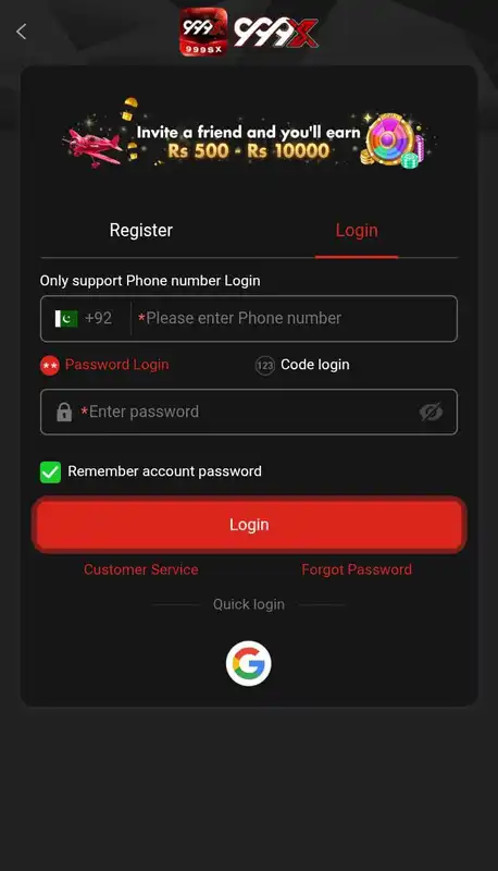 999SX Game Login