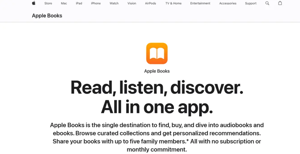 Best Audiobook Apps – Apple Books app for listening to audiobooks on iPhone, iPad, and Mac.
