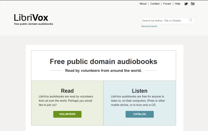 Best Audiobook Apps – LibriVox app offering free public domain audiobooks and classic books.