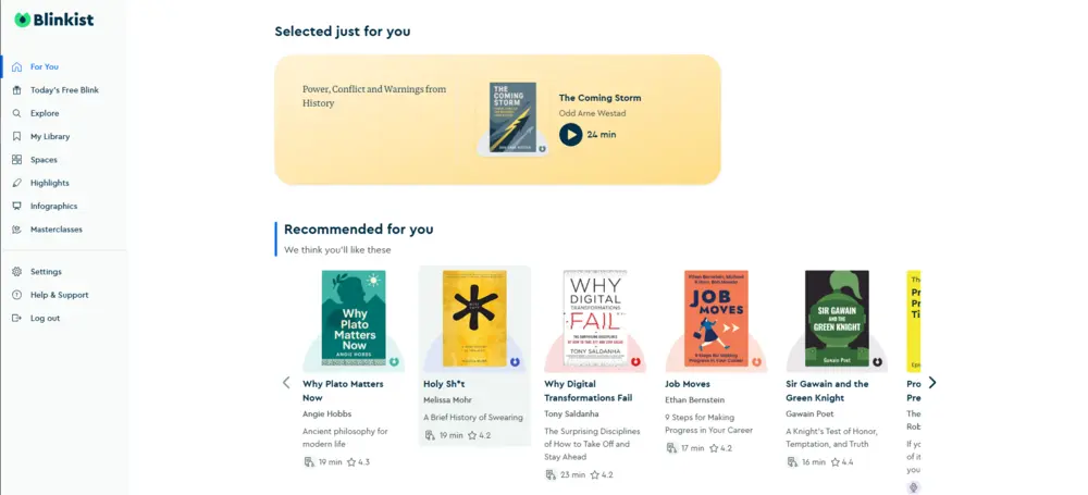 Blinkist App
Blinkist
Blinkist review
Blinkist app review
Blinkist book summaries
Blinkist app download
Blinkist premium
Blinkist subscription
Blinkist pricing
Blinkist books