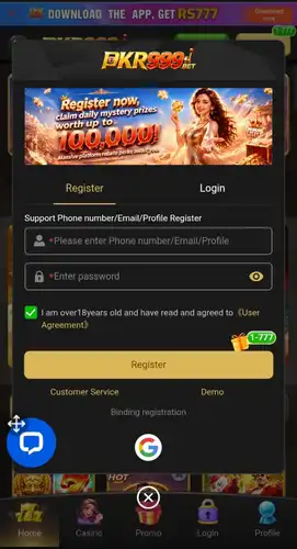 PKR999 Game Registration 2026 Money Earning Game