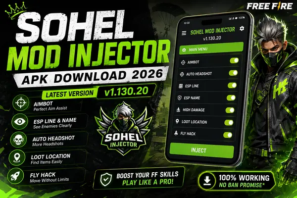 Sohel Mod Injector APK 2026 – Ultimate Latest Version Guide